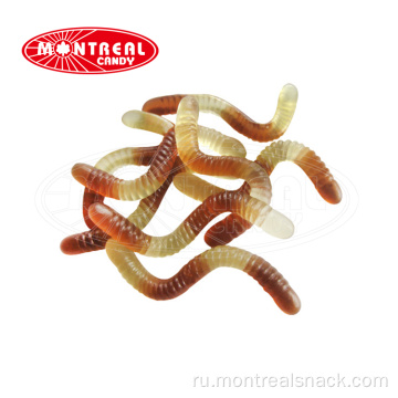 Желейные конфеты Cola Worms Jelly Halal Gummy Candy